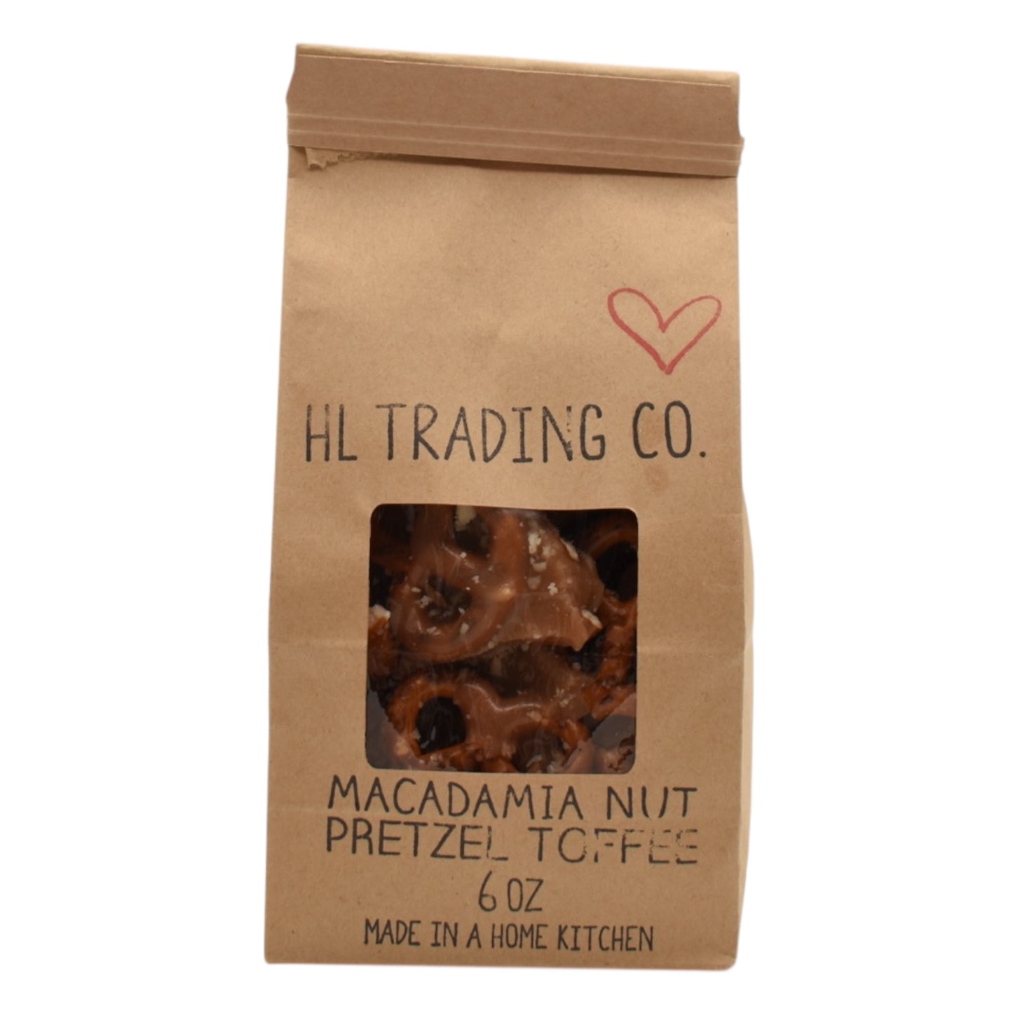 HL Trading Co. Macadamia Nut Pretzel Toffee