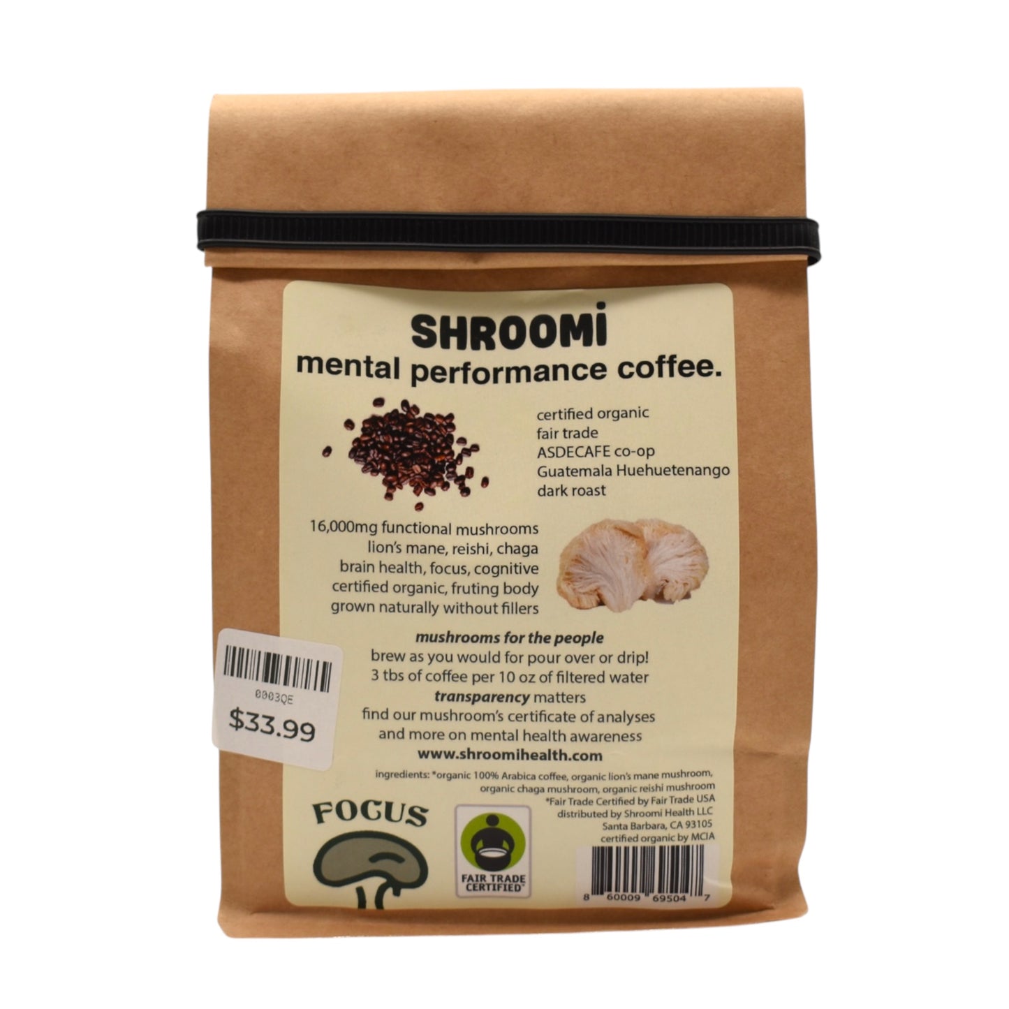 Shroomi Dark Roast Mushroom Coffee