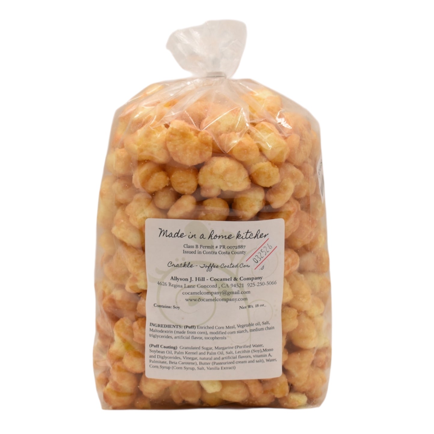 Crackle Share? Toffee Coated Corn Puffs