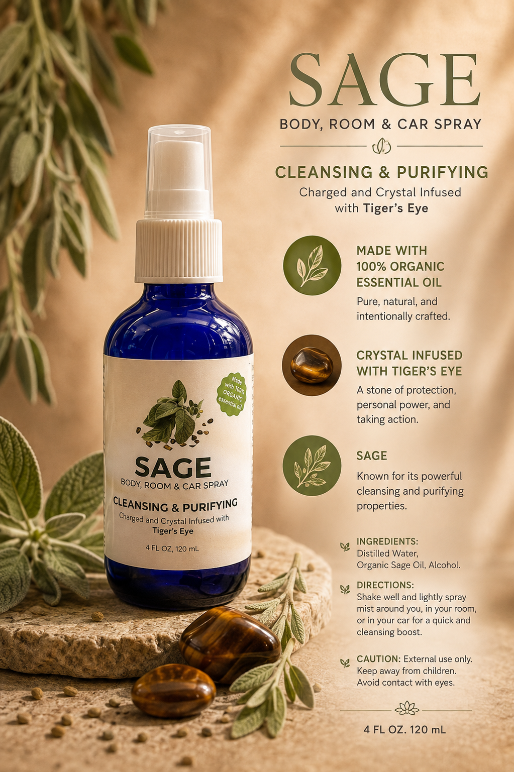 Sage Cleansing Spray