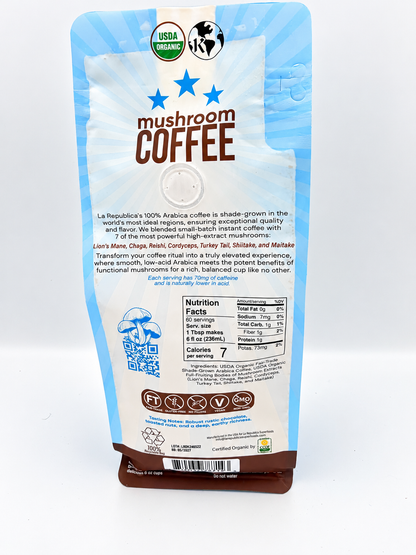 La Republica Mushroom Coffee 12 Oz
