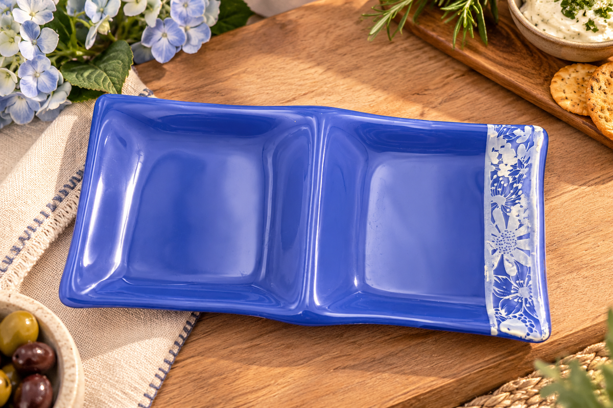 Periwinkle Duo Dish