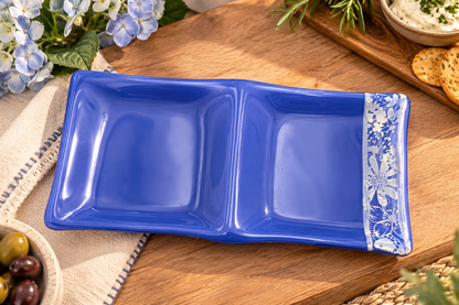 Periwinkle Duo Dish