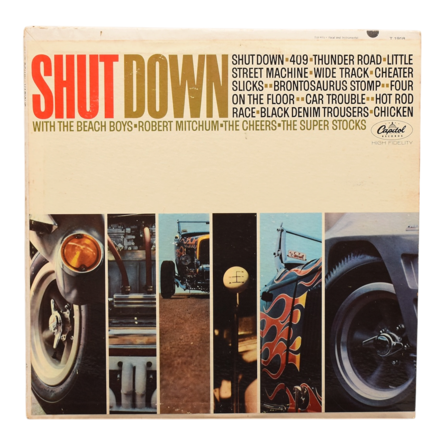 Shutdown - The Beach Boys, Robert Mitchum, The Cheers, etc.