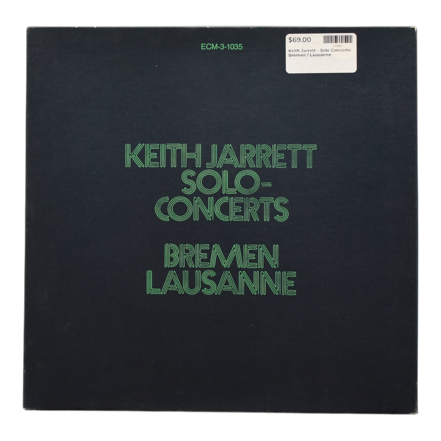 Keith Jarrett ‎– Solo Concerts: Bremen / Lausanne
