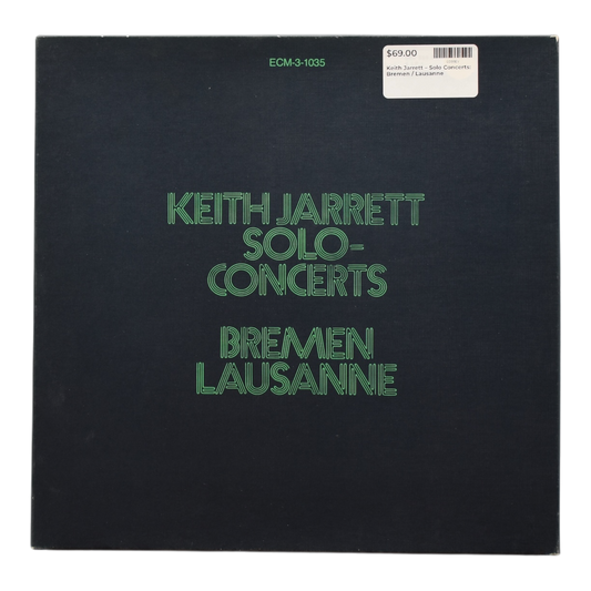 Keith Jarrett ‎– Solo Concerts: Bremen / Lausanne