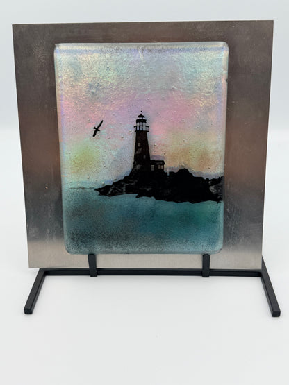 Lighthouse on Metal Frame