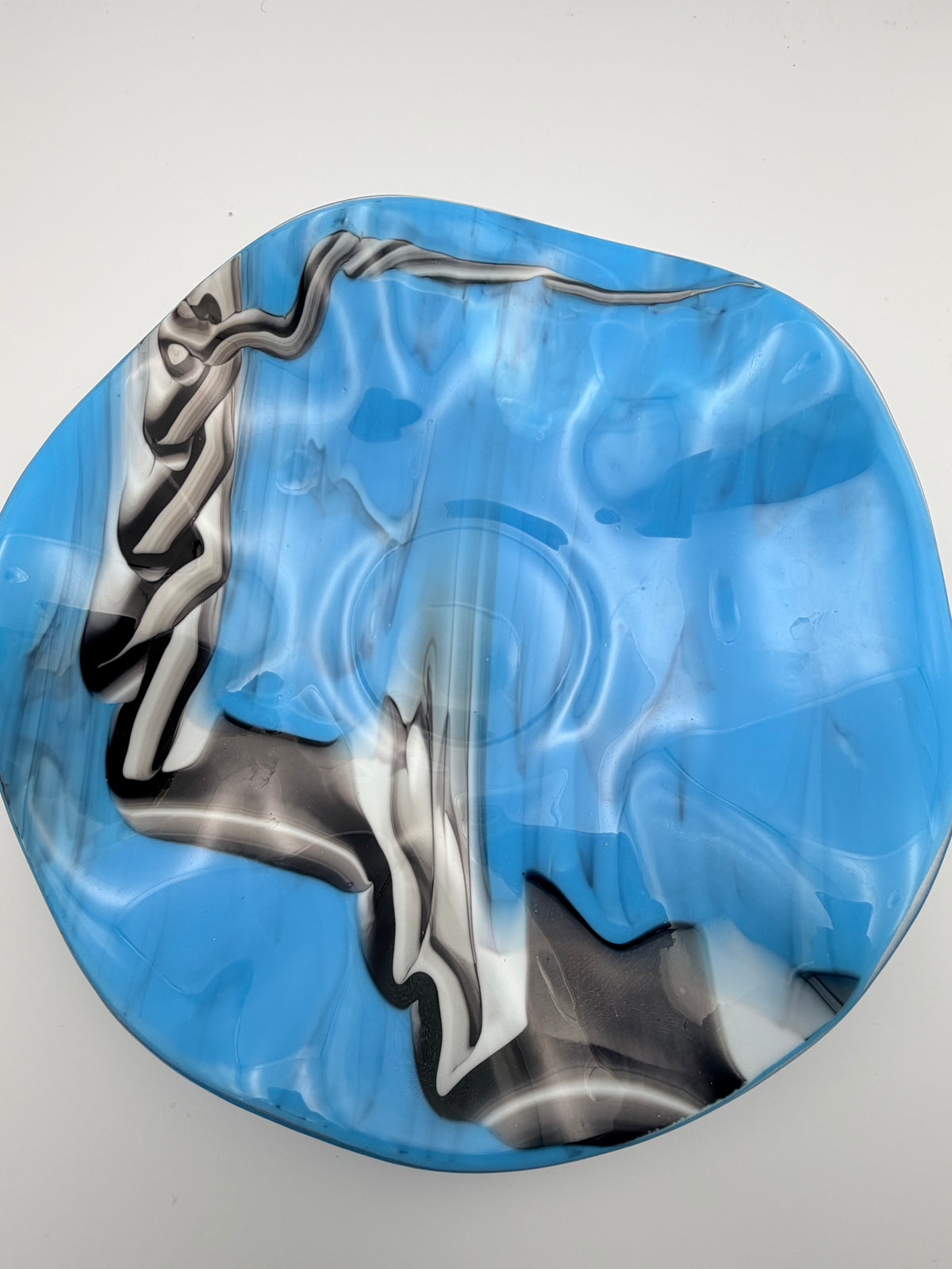 Blue Lightning Flutter Bowl