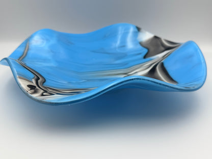 Blue Lightning Flutter Bowl