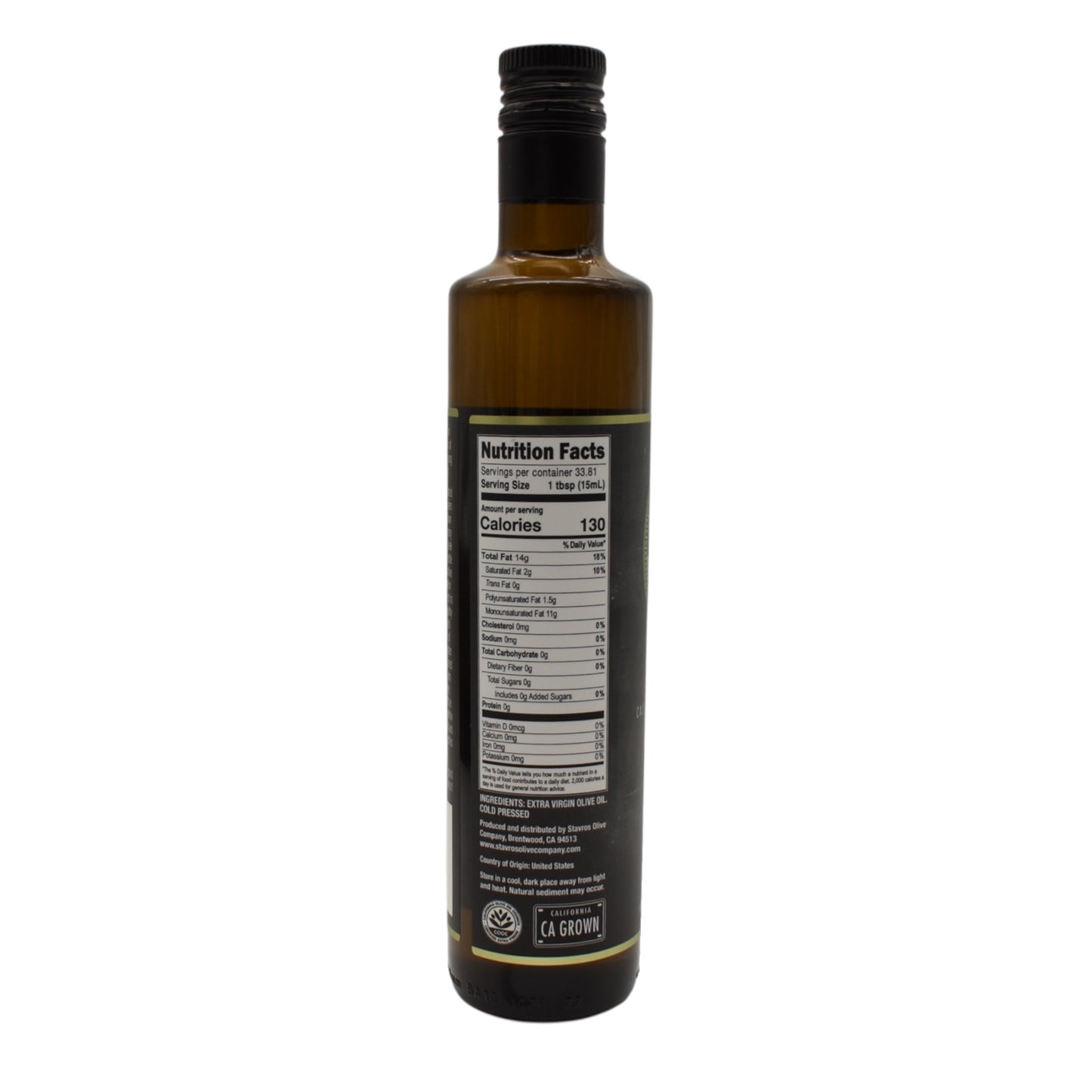 Stavros Kalamata Reserve California Extra Virgin Olive Oil