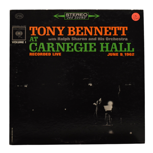 Tony Bennett With Ralph Sharon And His Orchestra ‎– Tony Bennett At Carnegie Hall June 9 1962: Complete Concert