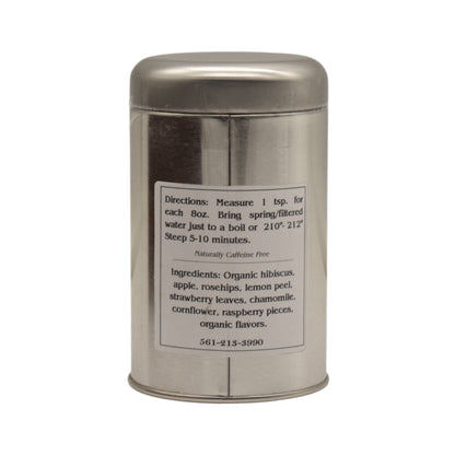 The Orchid Tea Room "Raspberry Lemon" Organic Herbal Blend Tisane