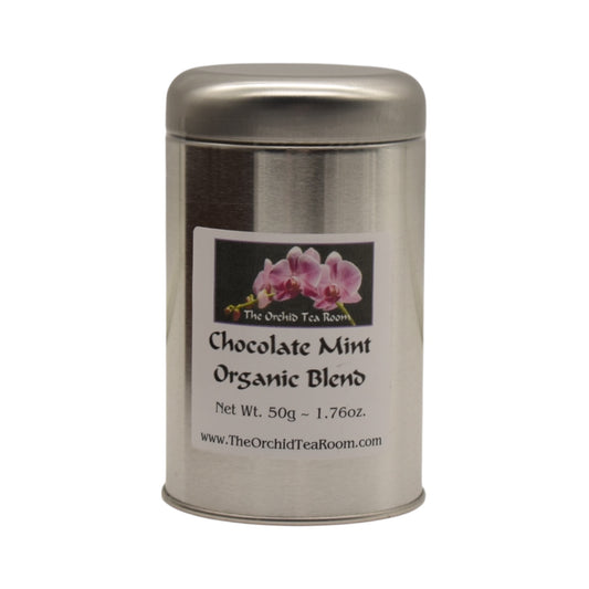 The Orchid Tea Room Chocolate Mint Organic Blend Herbal Tisane