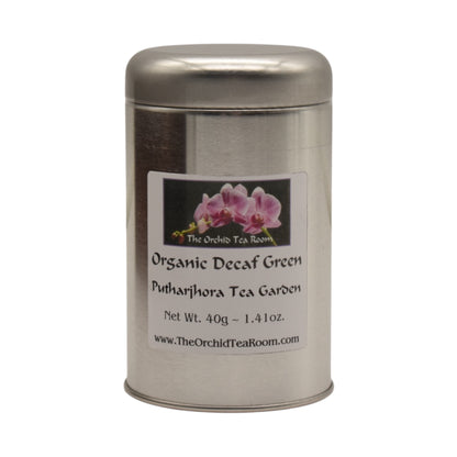 The Orchid Tea Room Organic Decaffeinated Putharjhora Estate Green Tea