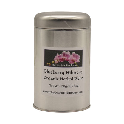 The Orchid Tea Room Blueberry Hibiscus Organic Herbal Tisane Blend