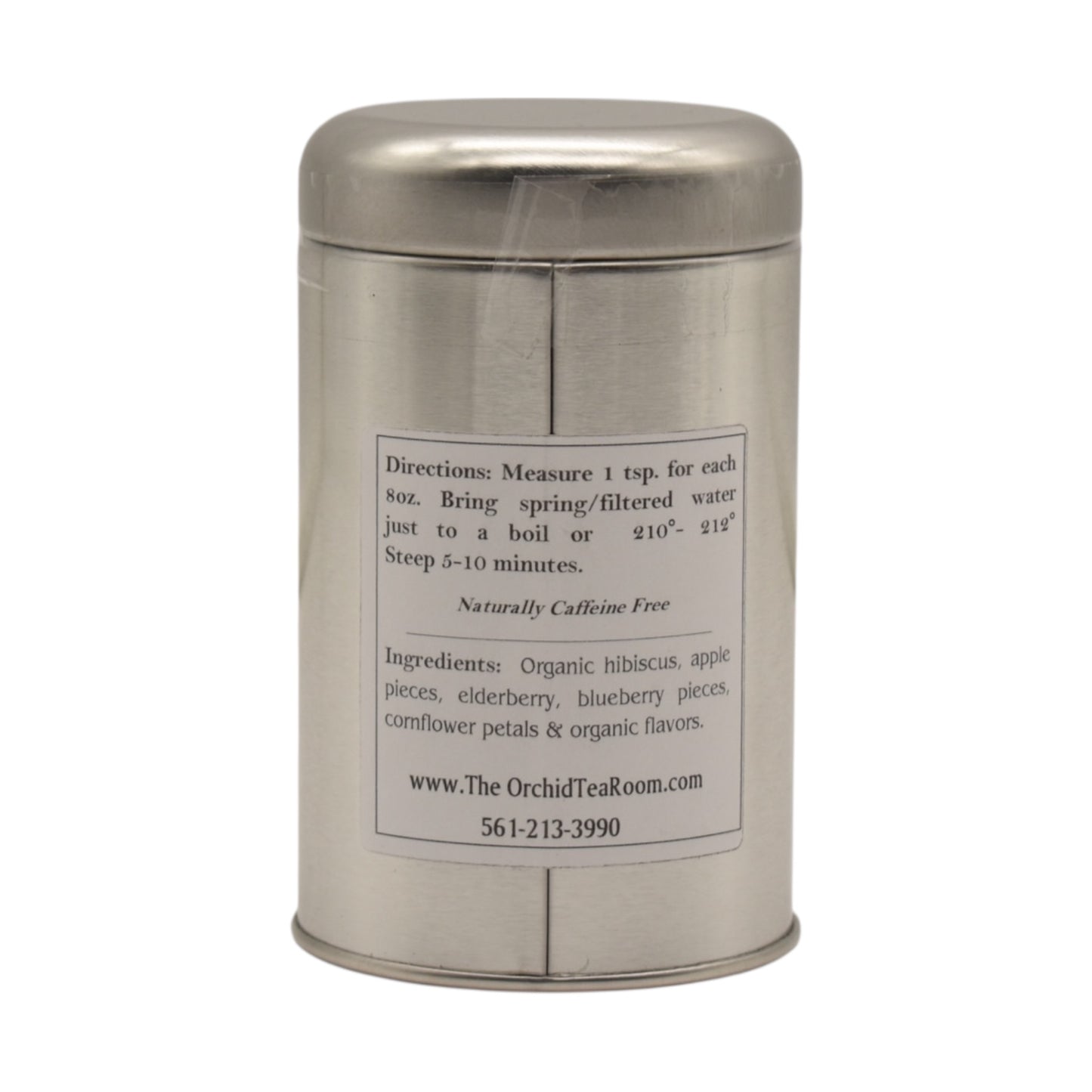 The Orchid Tea Room Blueberry Hibiscus Organic Herbal Tisane Blend