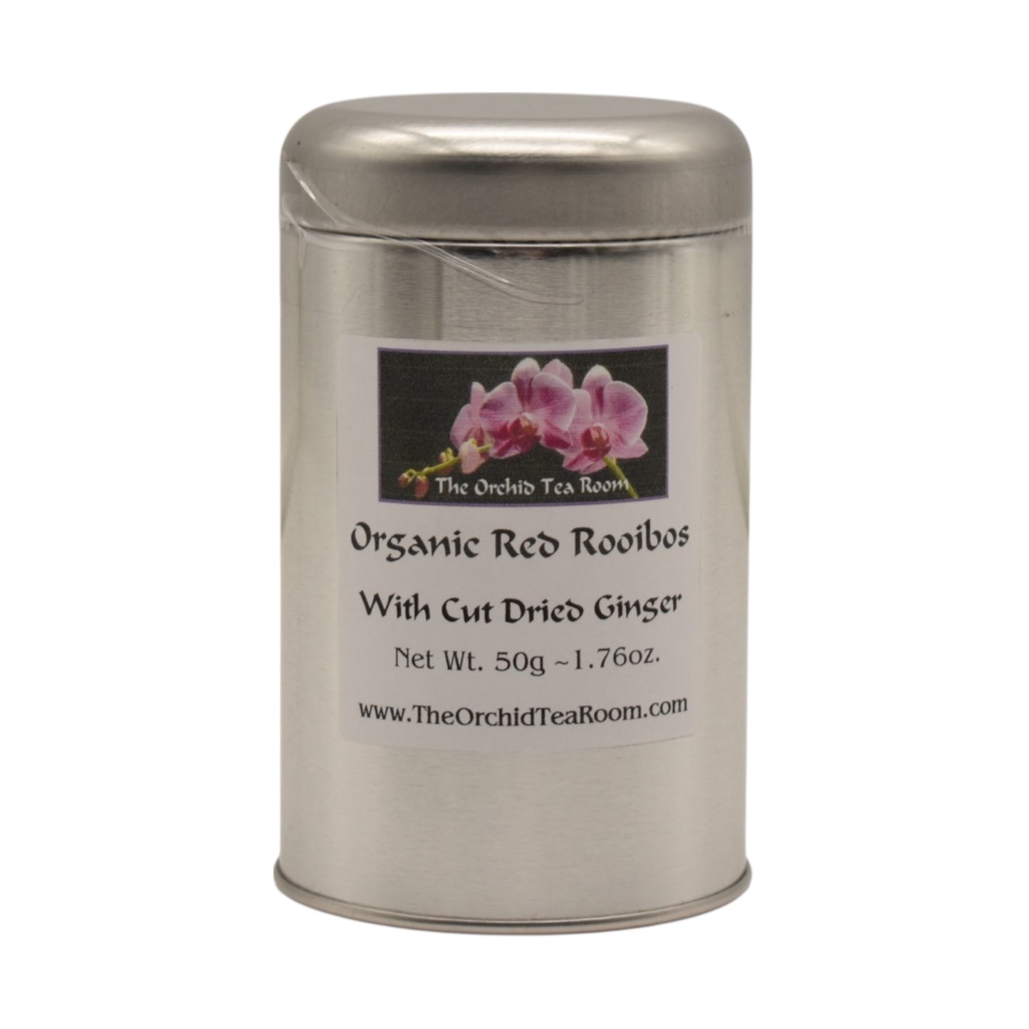 The Orchid Tea Room Organic Red Rooibos With Cut Dried Ginger