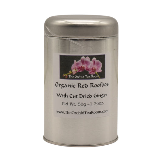 The Orchid Tea Room Organic Red Rooibos With Cut Dried Ginger