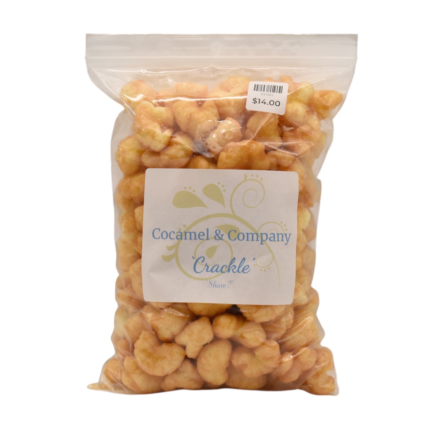 Crackle Share? Toffee Coated Corn Puffs