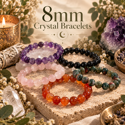 8mm Crystal Bracelets